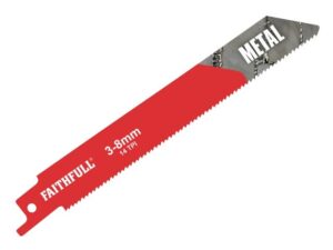 Faithfull  150mm Sabre Saw Blade Metal 14 TPI (Pack of 5)