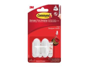 Command Small General Purpose Hooks x 2
