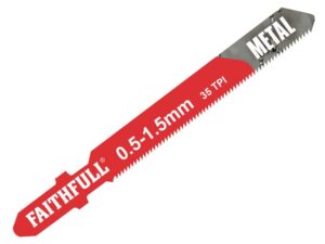 Faithfull Metal Cutting Jigsaw Blades x 5 T118G