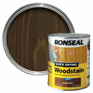 Ronseal Woodstain Quick Dry Satin Dark Oak 750ml