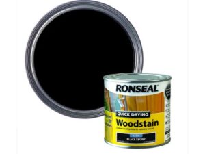 Quick Dry Woodstain Satin Black Ebony 250ml