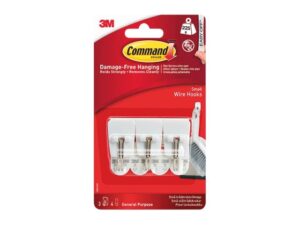 Command Small Wire Hooks x 3