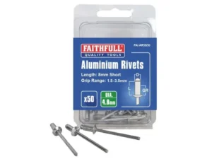 Aluminium Rivets 4 x 7mm Short 100