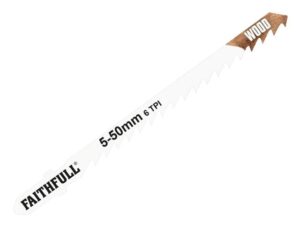 Faithfull Wood Jigsaw Blades Pack of 5