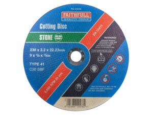 faithfull Stone Cut Off Disc 230 x 3.2 x 22.23mm