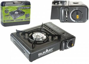 Summit Portable Gas Stove With Carry Case
