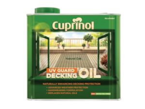 Ronseal UV Guard Decking Oil & Protector Natural Oak 2.5L