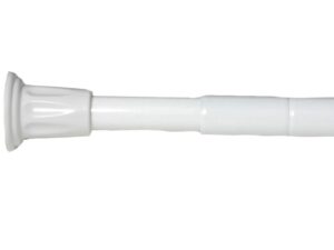 Croydex White Telescopic Shower Curtain 259cm