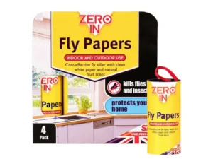 Zero In Flypapers x4
