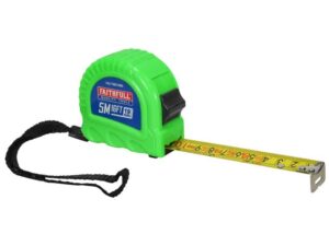 Faithfull Twin Lock Tape Measure 5m/16ft