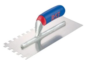 RST Soft Grip Square Notched Trowel 11 x 4.1/2in