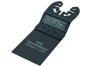 Faithfull Bi-Metal Flush Cut Wood/Metal Blades 32mm x 5