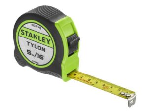 Stanley 8m/26ft Tylon Hi-Viz Pocket Tape (Width 25mm)