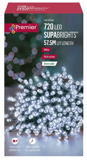 Premier 720 Mains Operated SupaBrights White