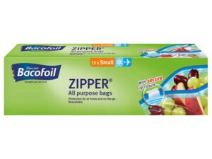 Bacofoil Zipper Bags Small 15 Pack