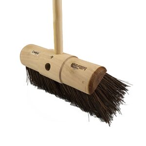Hillbrush 12″ Sherbo/Polypropylene Mix Broom & Handle