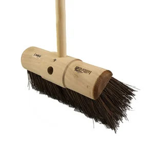Hillbrush 12″ Sherbo/Polypropylene Mix Broom & Handle