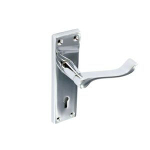 Securit 150mm Chrome Scroll Lock Handles (Pair)