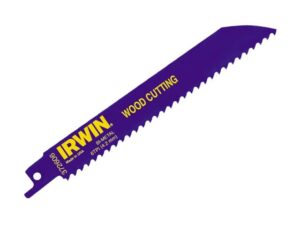 Irwin 606R Sabre Saw Blade Wood Cutting 150mm (x 5)