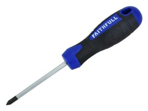 Faithfull Soft Grip Screwdriver PH1 x 75mm