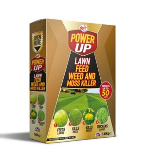 Doff Powerup Complete Lawn Feed/Weed/Moss Killer 1.6kg