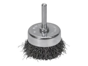 Faithfull Wire Cup Brush 50mm x 6mm Shank 0.30mm
