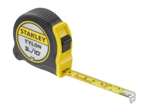 Stanley Metric/Imperial Tape 3m (10ft) x Width: 13mm
