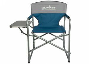 Ambassador Blue Chair + Side Table