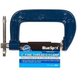 Blue Spot 3″ Fine Thread G-clamp
