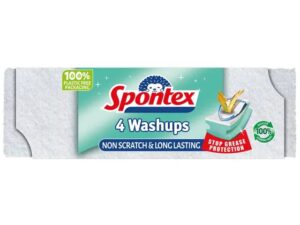 Spontex Non-Scratch Washups x 4