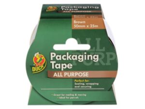 Duck Tape All Purpose Packaging Tape Brown 50mm x 25m