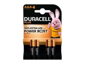 Duracell Plus AAA Batteries x 4