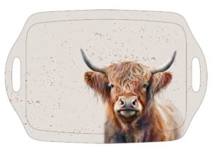 Tea Tray Highland Cow