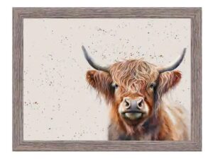 Lap Tray Highland Cow