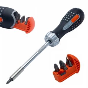 Bahco Ratchet Screwdriver & 6 Bits