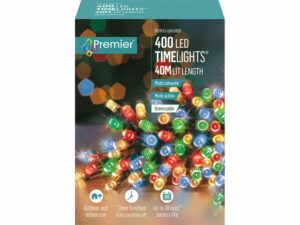 Premier 400 Battery Operated Time Lights Multi-Coloured