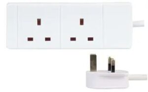 Status 6 Gang 2M Switched Extension Socket