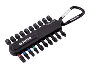 Bahco Heavy-Duty Torsion Bit Set, 10 Piece