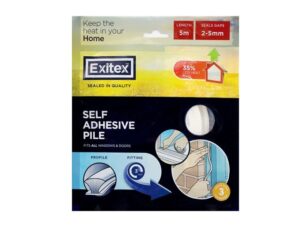 Exitex Self Adhesive Pile Brown 5m