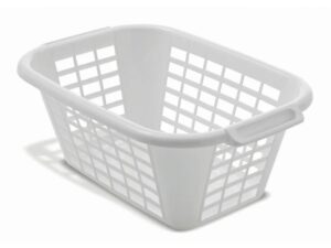 Addis Rectangular Laundry Basket White