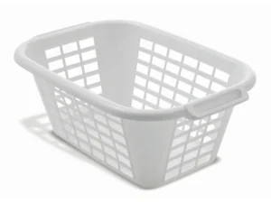 Addis Rectangular Laundry Basket White