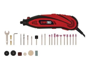 Olympia Mini Rotary Multi-Tool x 40 Piece Accessory Set 135W 240V