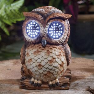 Solar Blinkin’ Owl Light