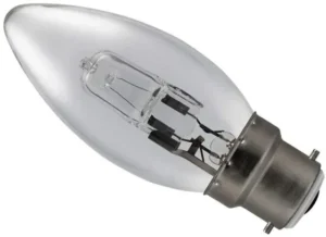 Candle Halogen 28W BC Clear
