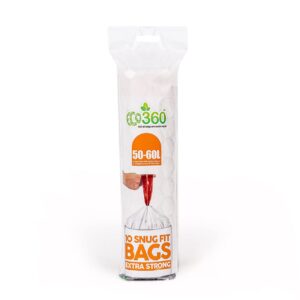 Kitchen Drawstring Bin Liner 60L x 10