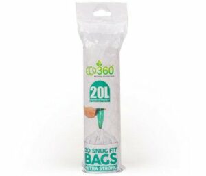 Kitchen Drawstring Bin Liner 20L x 20