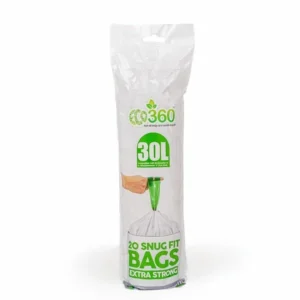 Kitchen Drawstring Bin Liner 30L x 20
