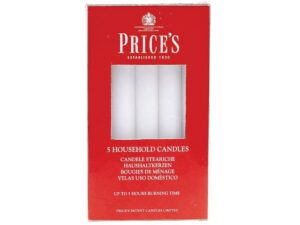Price’s Household Candles White x 5