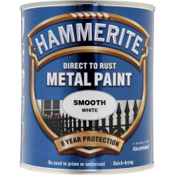 Hammerite Direct To Metal Smooth White 750ml