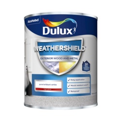 Dulux Weathersheild Gloss White 750ML